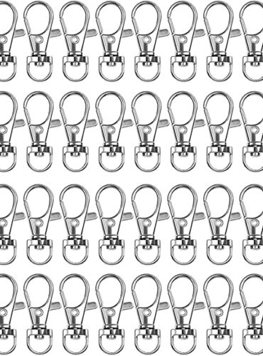 D Ring - 360 Swivel Trigger Snap Hooks by Specialist ID (Silver)